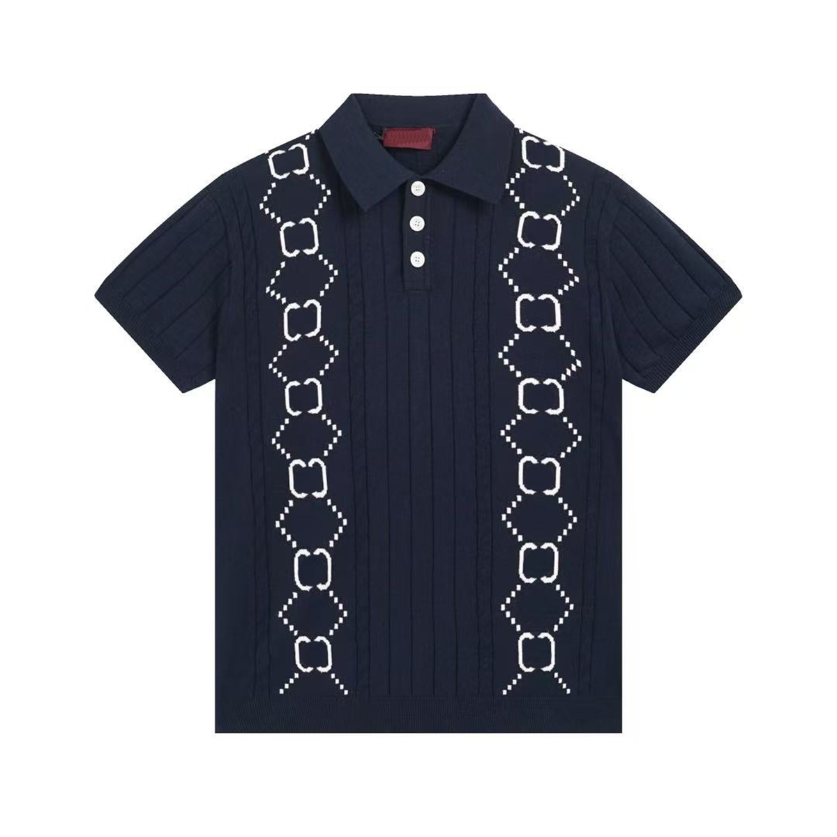Men's Plus Tees & Polos Round neck embroidered and printed polar style summer wear with street pure cotton M set shorts tshirt 6623w1