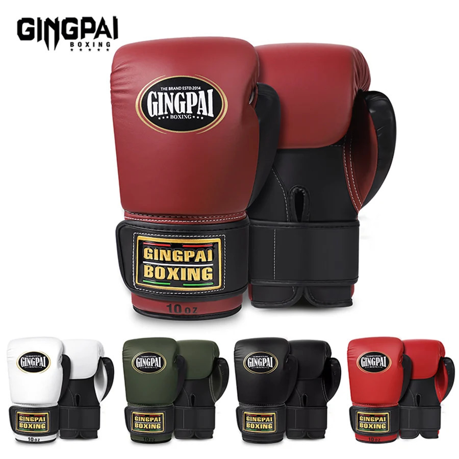 6810121416oz Boxing Gloves Professional Muay Thai Guantes De Boxeo Free Fight MMA Sandbag Training Glove For Men Women 260623