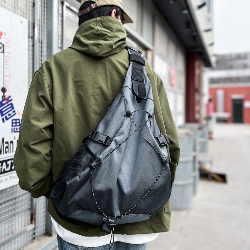 New Retro Bow And Arrow Men S Crossbody Functional Outdoor Cycling Large Capacity Waterproof Shoulder Chest Bag High Quality Luxury Bag