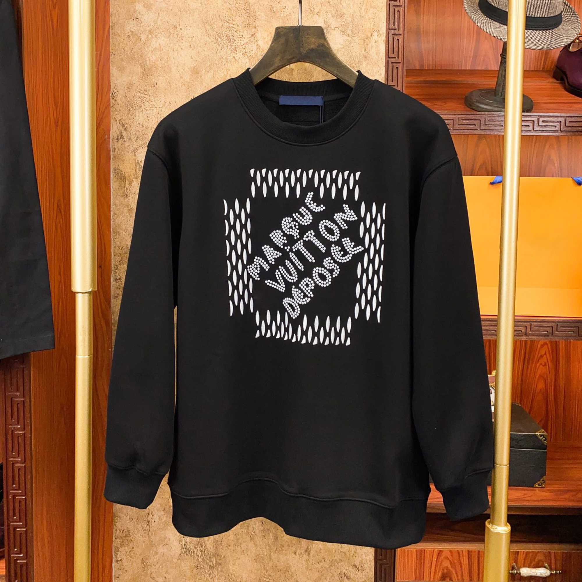 high quality Men's Hoodies sweatshirt Designer sweatshirt new luxury chest embroidered letters sweatshirt round neck Fashion Casual Loose Men&#