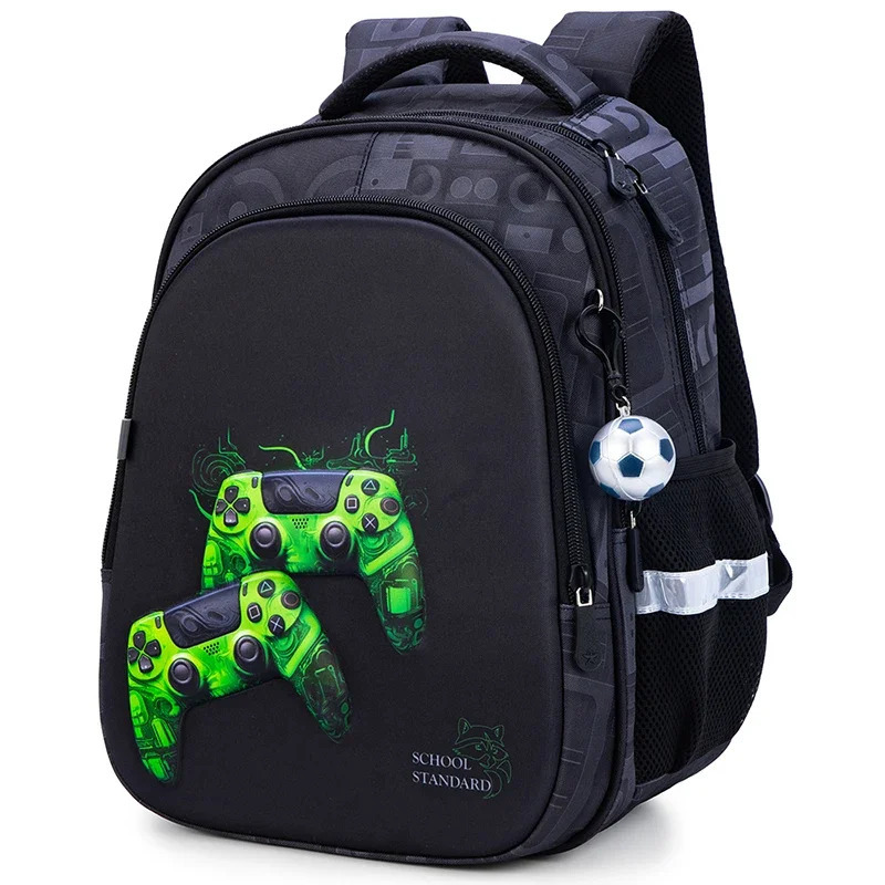 Russian Cartoon School Backpacks For Boys 12 Grade Children Orthopedic Backpack Kids Bookbags Students bag 260624