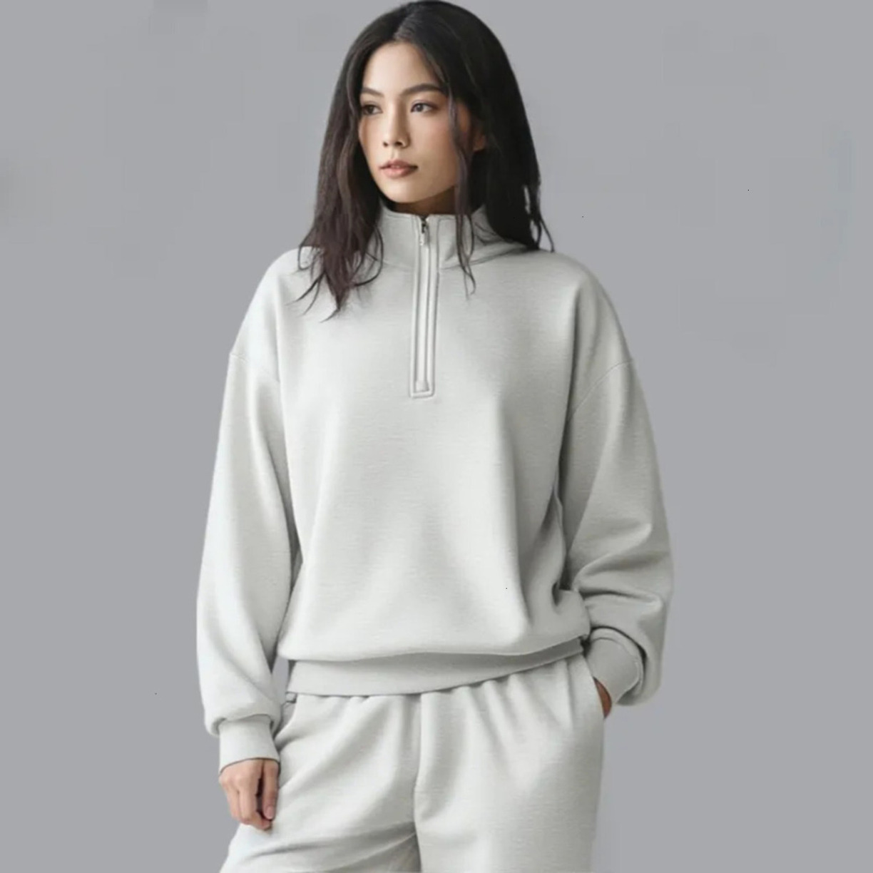 2026 Gym Clothe Set Workout Design Jacket Womens Yoga Sweatshirts 1/4 Zip Up outdoor Coat Unisex Workou Free Shipping