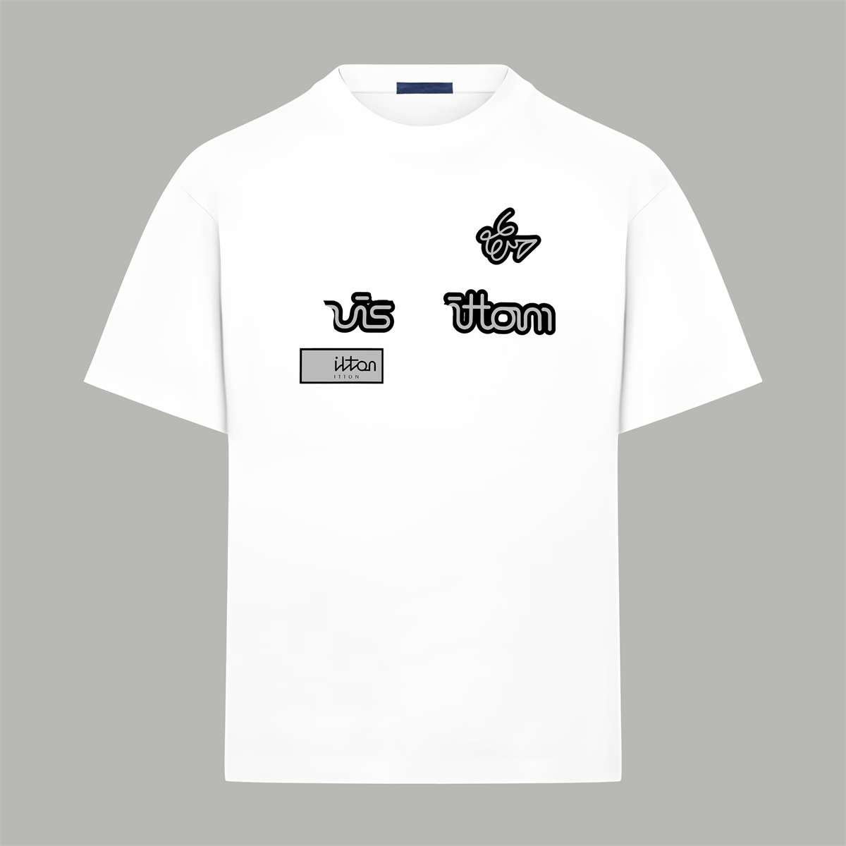 Men's Plus Tees & Polos Round neck embroidered and printed polar style summer wear with street pure cotton M set shorts tshirt 6623c8