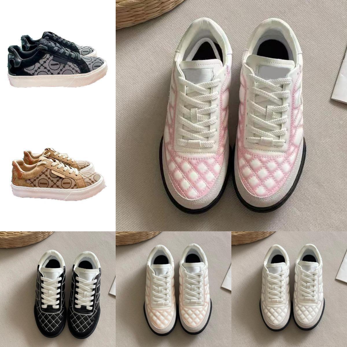 2026 Casual Shoe Designer Shoes Vintage Leather Trainer Thick Sole shoe for woman With Color Comfortable Men's And Women's Match Fashion S