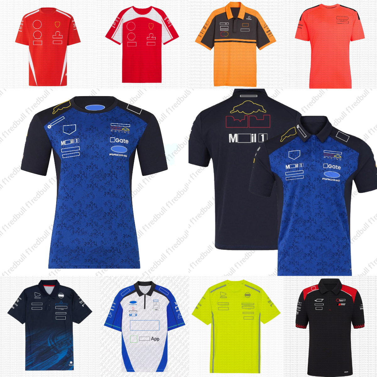 New f1 2026 racing suit leisure sports short sleeve T-shirt formula one shirt competition Polo f1 racing team round neck t shirt f1 clothing top POL