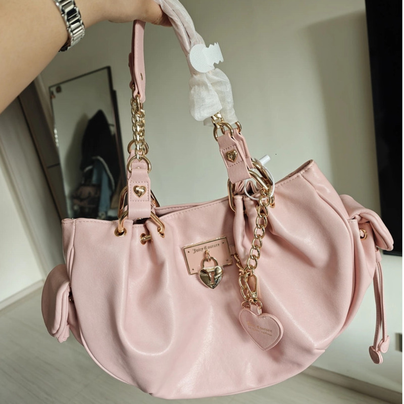 Juicy Coutures Bag Designer Luxury Shoulder Y2K Women Juicy Bag Vintage Retro Chic Beach Embroidery Velvet Bag Ladies High Capacity Handbags Tote Ba