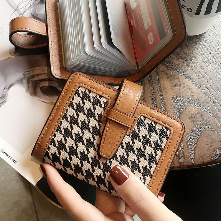 Driver's License Card Holder For Women, Popular Small And Exquisite High-End Multi-Slot Large Capacity Anti-Demagnetization New Ins Style