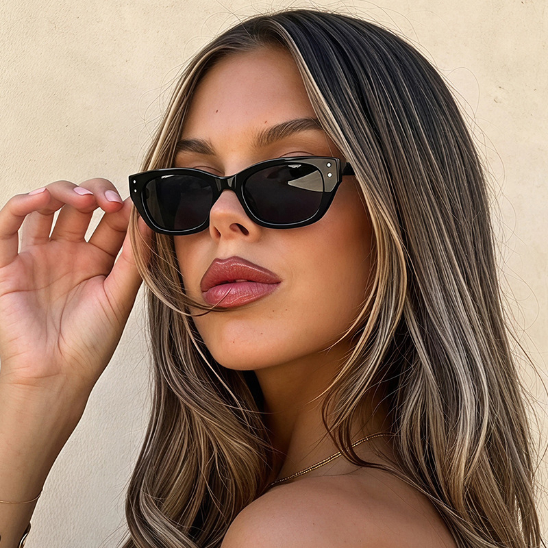 2026 New Sunscreen High end Cat Eye Retro Polarized Sunglasses for Hiking, Vacation, Photography, Luxury, Simplicity, Essential Sunglasses