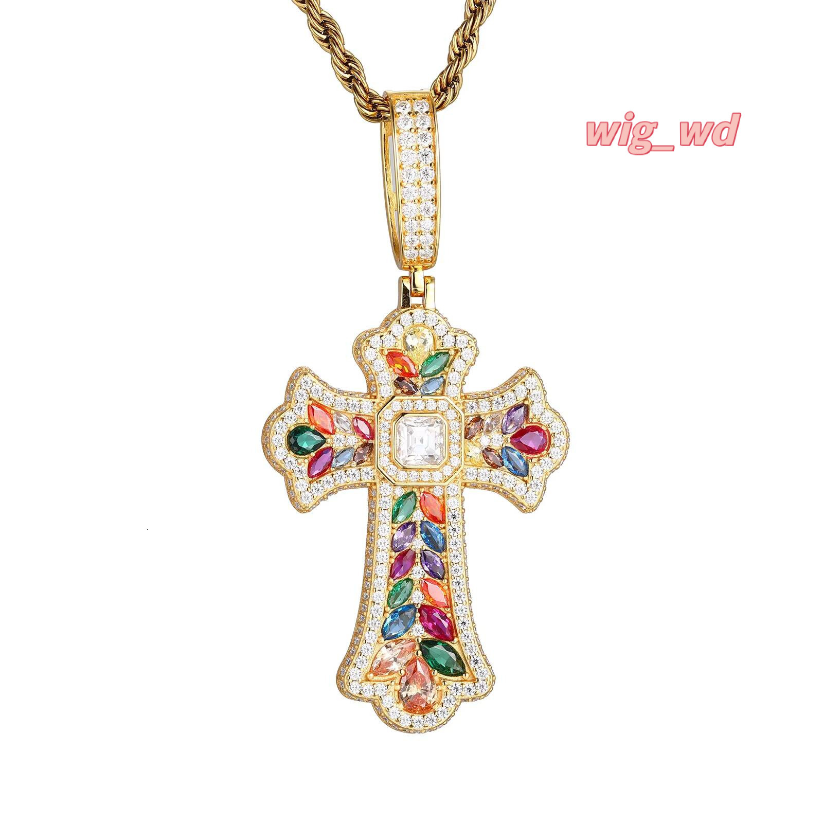 925 Silver New-Style Trendy Pendant Cross. Factory Direct Sale. Comes With Certificate.