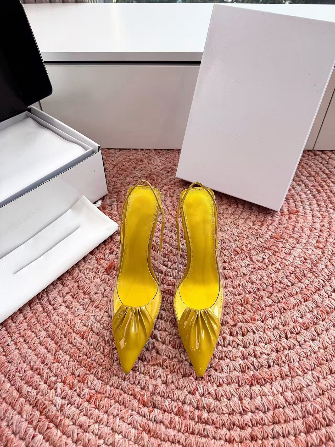 10a Top Mirror Quality Luxury Designer Sandals 2026 New Woman Genuine Leathers Classic Patent Leather High-Heeled Sandals