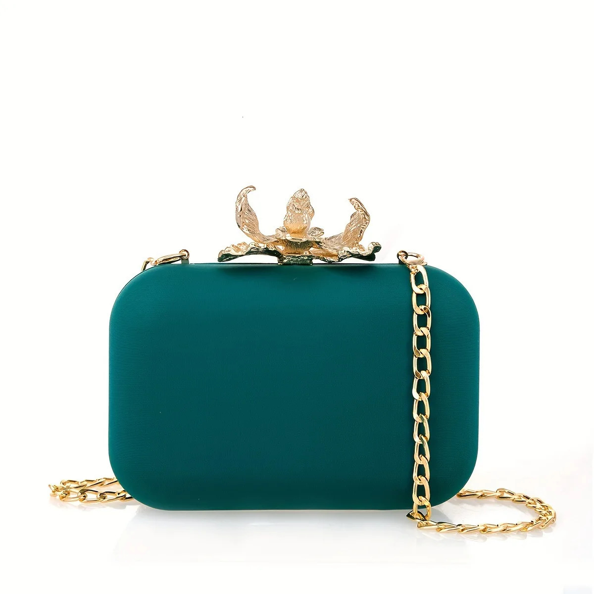 2026 summer Korean version lotus head celebrity dinner clutch bag one shoulder oblique span fashion chain bag 260623