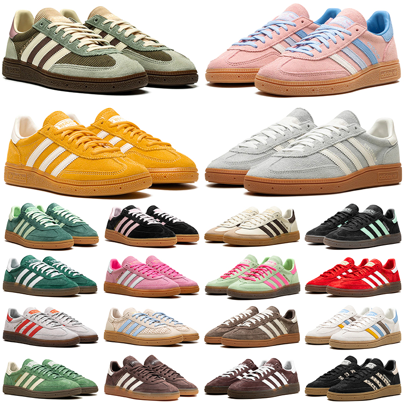 adidas spezial New Fashion Shoes Vintage low-top casual sneakers unisex fashionable versatile skate shoes suede breathable designer shoes black pink
