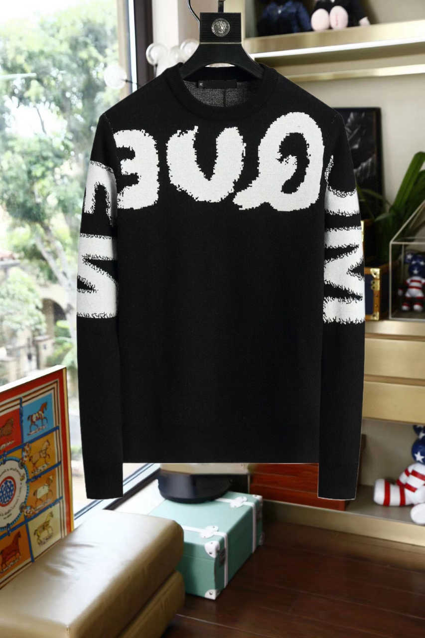 Designer Womens Mens Sweater Casual Round Neck Autumn/Winter Jacquard Letter Printed Cashmere Blend Mens and Womens Couple Shirt AS9 L26623