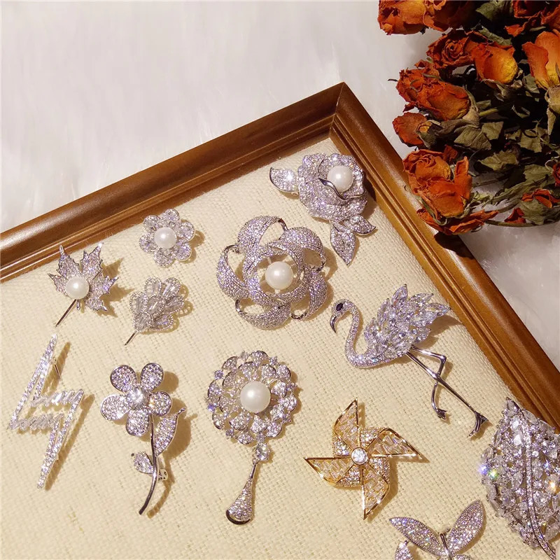 Brooches for Women Vintage Buckle Pin Elegant Fine Jewelry Overcoat Temperament Dress Accessories High Quality S925 260624