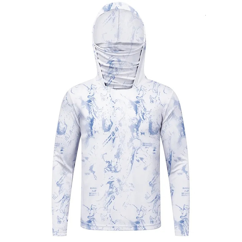 Summer mens and womens loose and casual quick drying ice silk breathable and lightweight fishing and sun protection clothing 260624