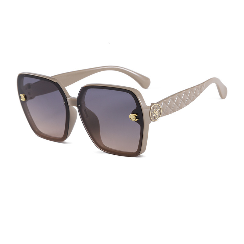 Luxury Premium Fashion Sunglasses Bestseller Large-Frame Sunglasses For Women, Summer UV Protection, High-End Fashion Sunglasses, Popular On Interne