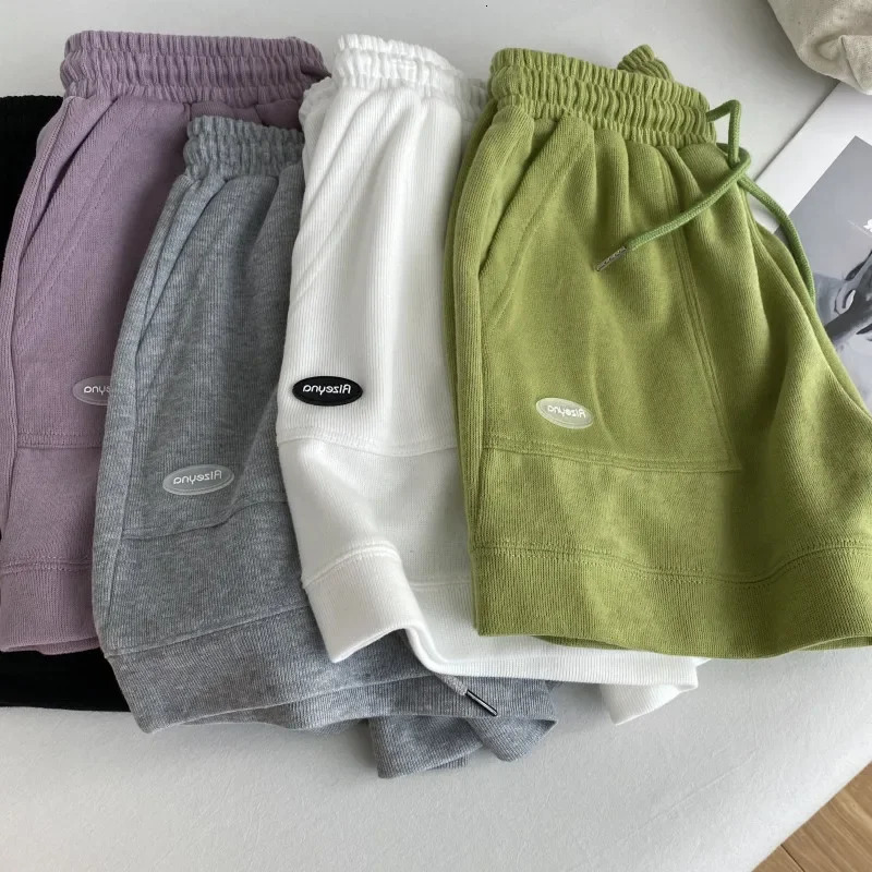 2026 Womens Comfortable Loose Widelegged Drawstring A Pants Slim Waist Fit Casual Home Versatile Sports Shorts 260623