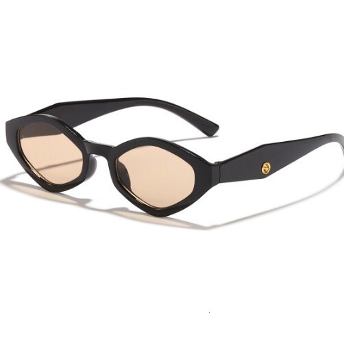 Trendy Diamond-Shaped Fashionable Small Frame UV Protection For Women Street Style Sunglasses