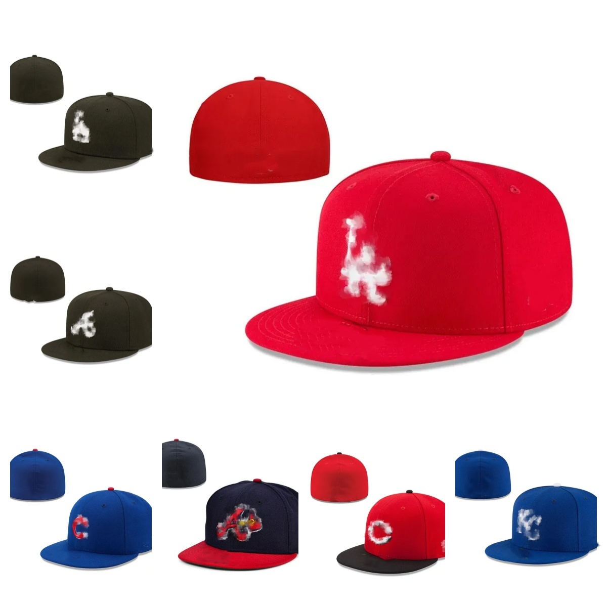 designer Fitted hats Snapback classical hat basketball Caps All Team man woman Outdoor Sport Embroidery Cotton flat Closed sun cap mix color high qu
