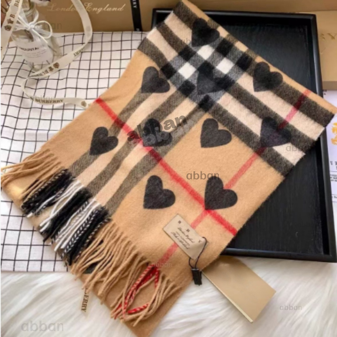 Top Quality Luxury Designer Vintage Check Cashmere Scarf Fringed Tassel Ends 180x30cm Soft Thermal Winter Wrap Shawl Old Money For Men Women