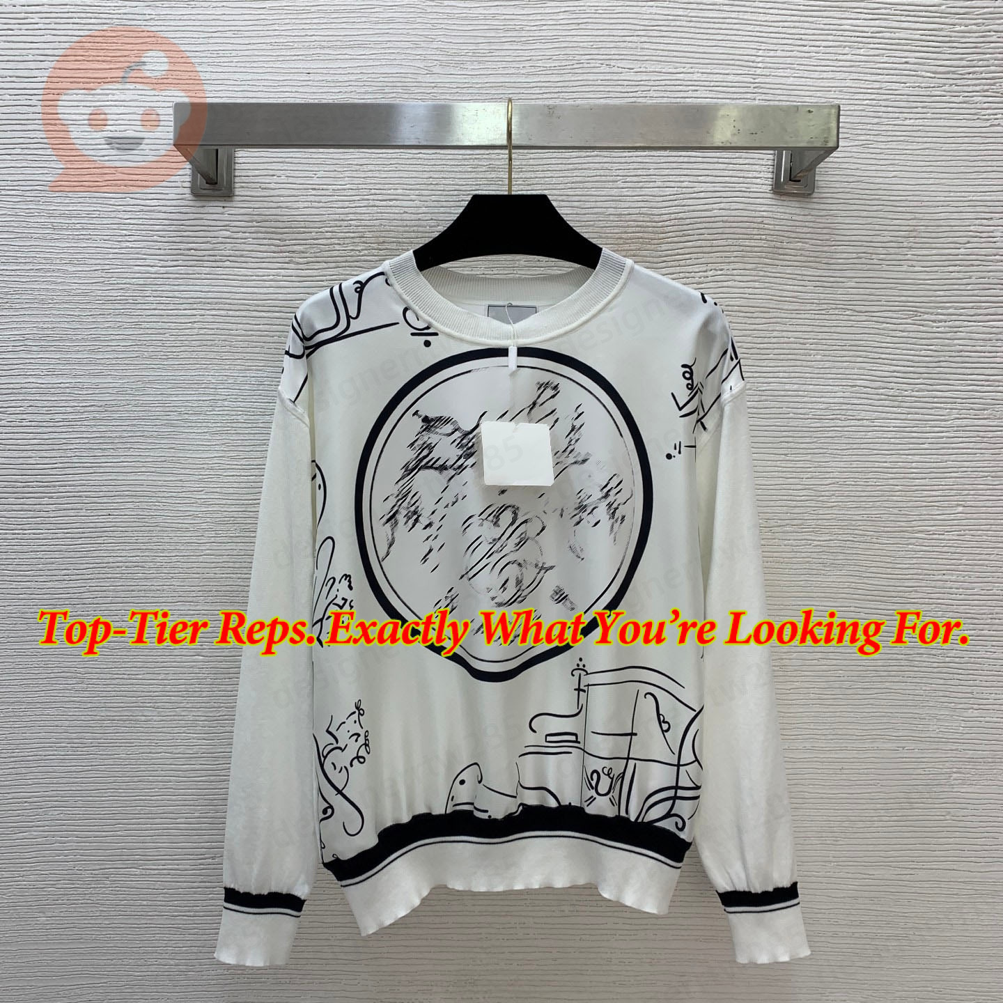Herrrm es Designer Sweat tricoté Calèche Imprimer Marque De Luxe Pull Femmes Paris Mode Chandails À Manches Longues Jumper Tops Tenues Vetement