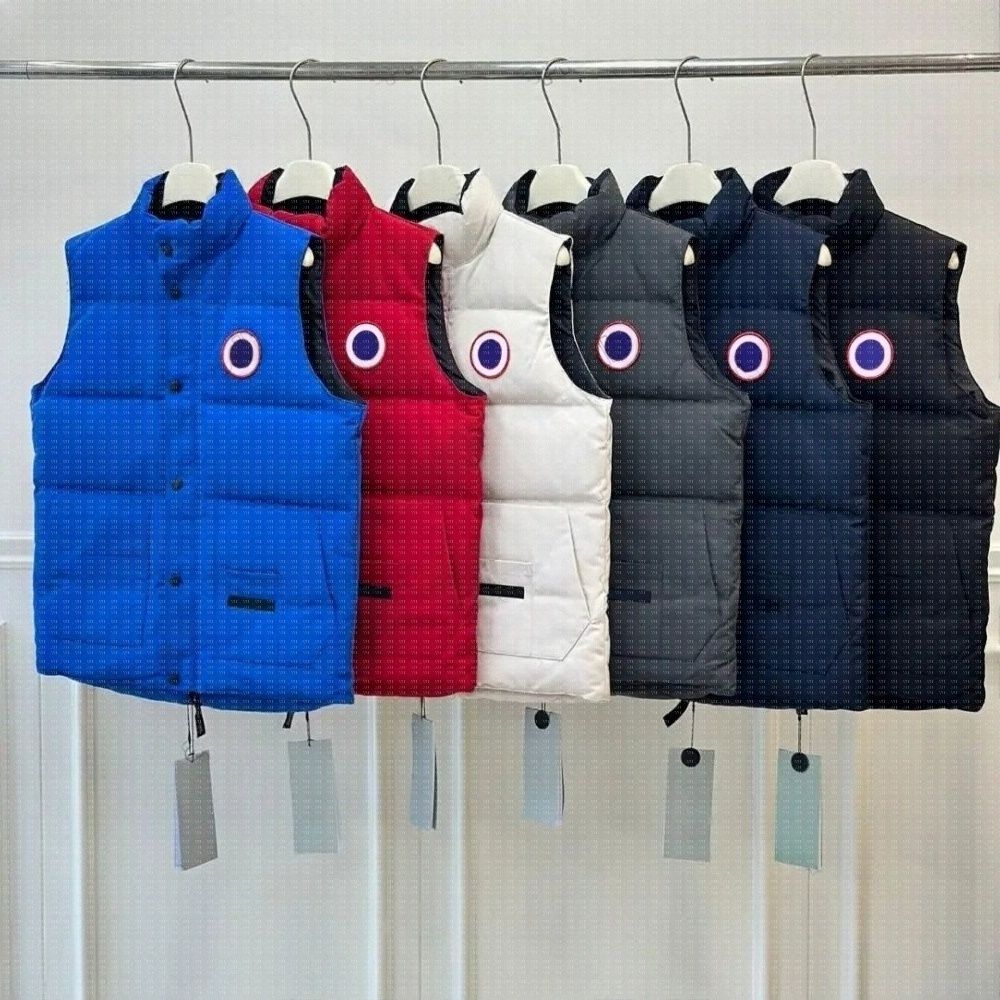 Mens Vests Cada Mens Vest Designer Gilet Down Jacket Woman Gillet Feather Filled Material Coat Cadan white Blue Couple Red Pmtiq#
