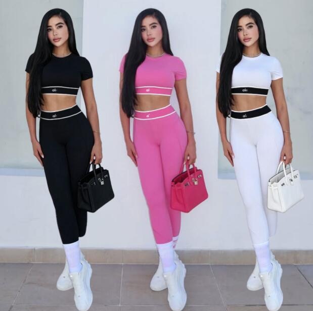 Sports brand fitness women's Tracksuits 2026 summer new sports yoga suit vest pants women's two-piece set Y71647