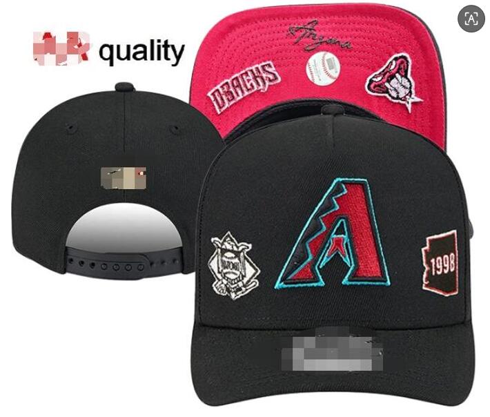 2026 Designer Diamondbacks hat 2025 World Series Champions Baseball cap Fashion Ball Hats Snapbacks street Casual Outdoor Caps Bucket Beanies Fitted