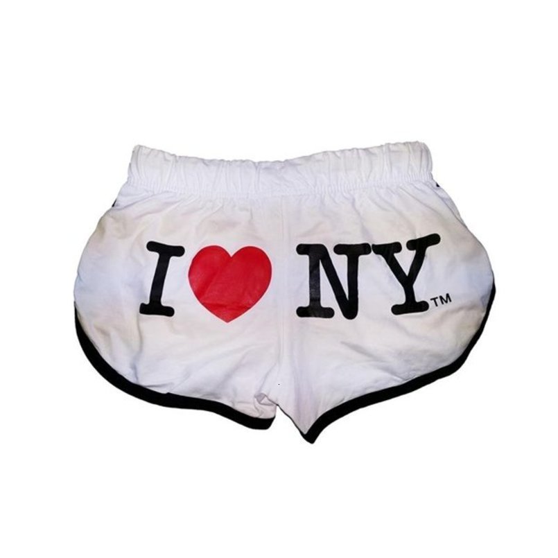 Y2k Loose Y2K Clothing Womens Shorts High Waist I LOVE NY Print Summer Harajuku Aestheticism Fashion Sports Sweatpants Beach 260623