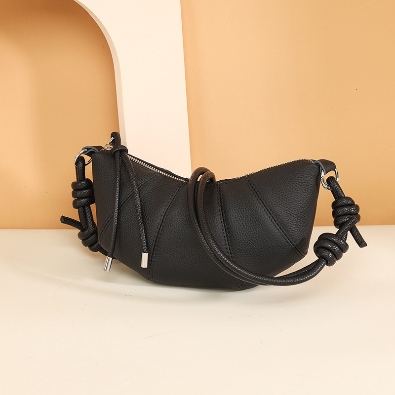 High quality Top Layer Cowhide High-End Niche Design Genuine Leather Women's New Fashion Versatile Shoulder Crossbody Bag Trendy