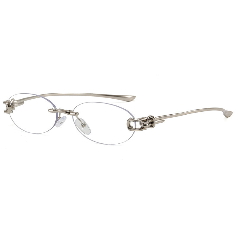 2026 new high intelligence frameless daily commuting universal glasses, slimming cat eye sunglasses for taking photos, fashionable polarized sunglas
