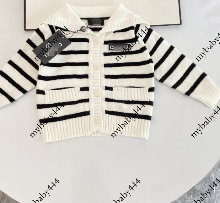 2025 Spring Autumn Newborn Striped Romper with Knitted Cardigan 2 Piece Set Cute Baby Jumpsuit for Boys Girls