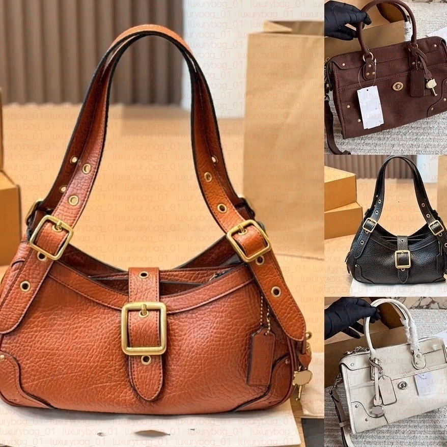 2026 Luxury Bag Shoulder Bag Designer High Quality Drifter 31 Half Moon Ashton Motorcycle Bags Crossbody Bags Soho Handbag Womens Leather Underarm O