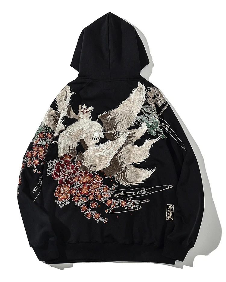 High Quality Embroidery Man Women Hoodies Harajuku 100 Cotton Hooded Sweatshirts Autumn Long Sleeve Black Pullover Loose Tops 260605