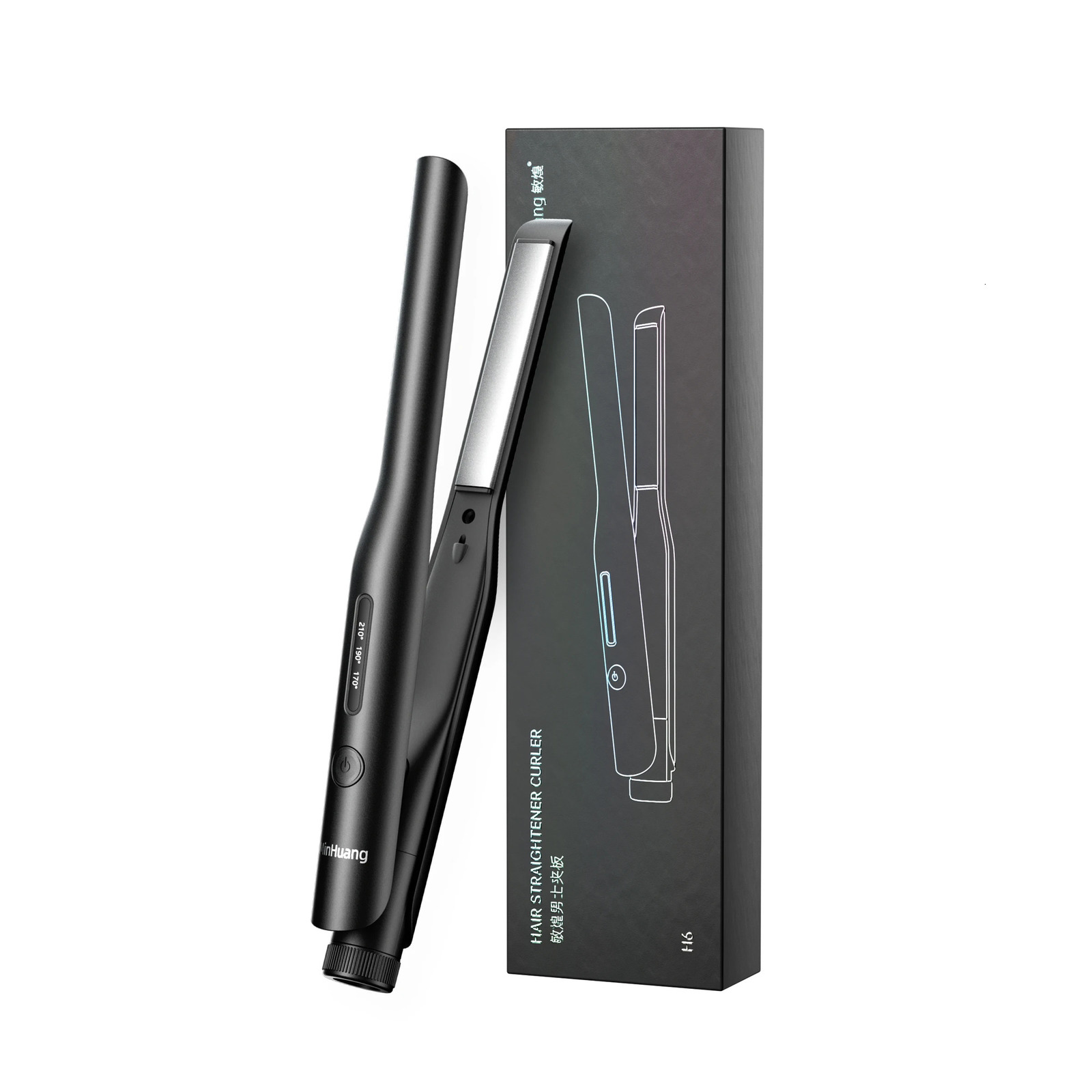 Mini Hair Straightener 25W Negative Ion Flat Iron for Mens Short Hair 3 Seconds Fast Heat Up Portable Curling Iron 260623