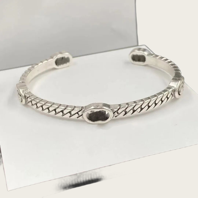 Simple designer bracelet luxury bracelets for women mens bracelets adjustable classic letters silver high quality bracelets no color loss unique des