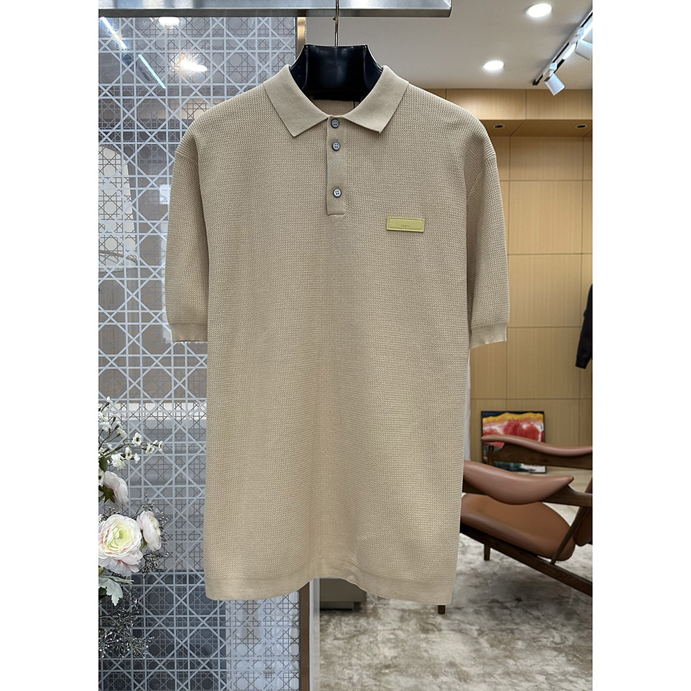 Men's Honeycomb mesh knitted Polo short sleeved jacquard t shirt, Summer Hollow Out Short Sleeve Casual Top, Breathable Streetwear Tee, Men des