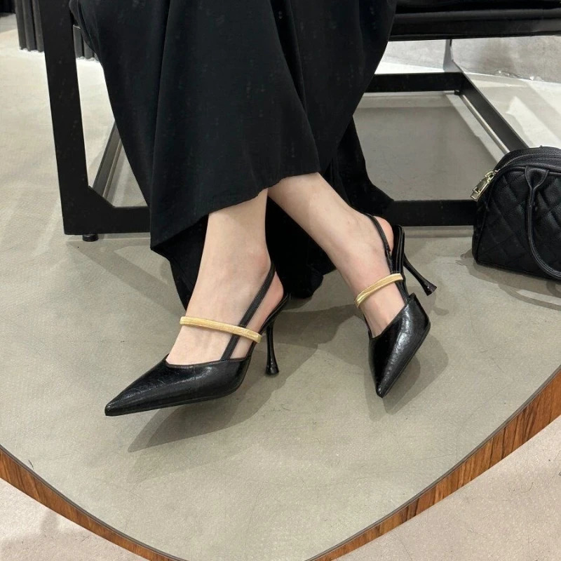 2026 Summer Low-Cut Comfortable Womens High Heels Womens Sandals Comfortable Non-Slip Walking Shopping Slippers 260624