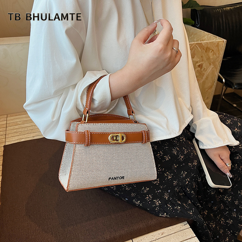TB BHULAMTE Foreign Trade Women's 2025 New Small Square Trendy Korean Version Versatile High-End Feel Crossbody Shoulder Bag