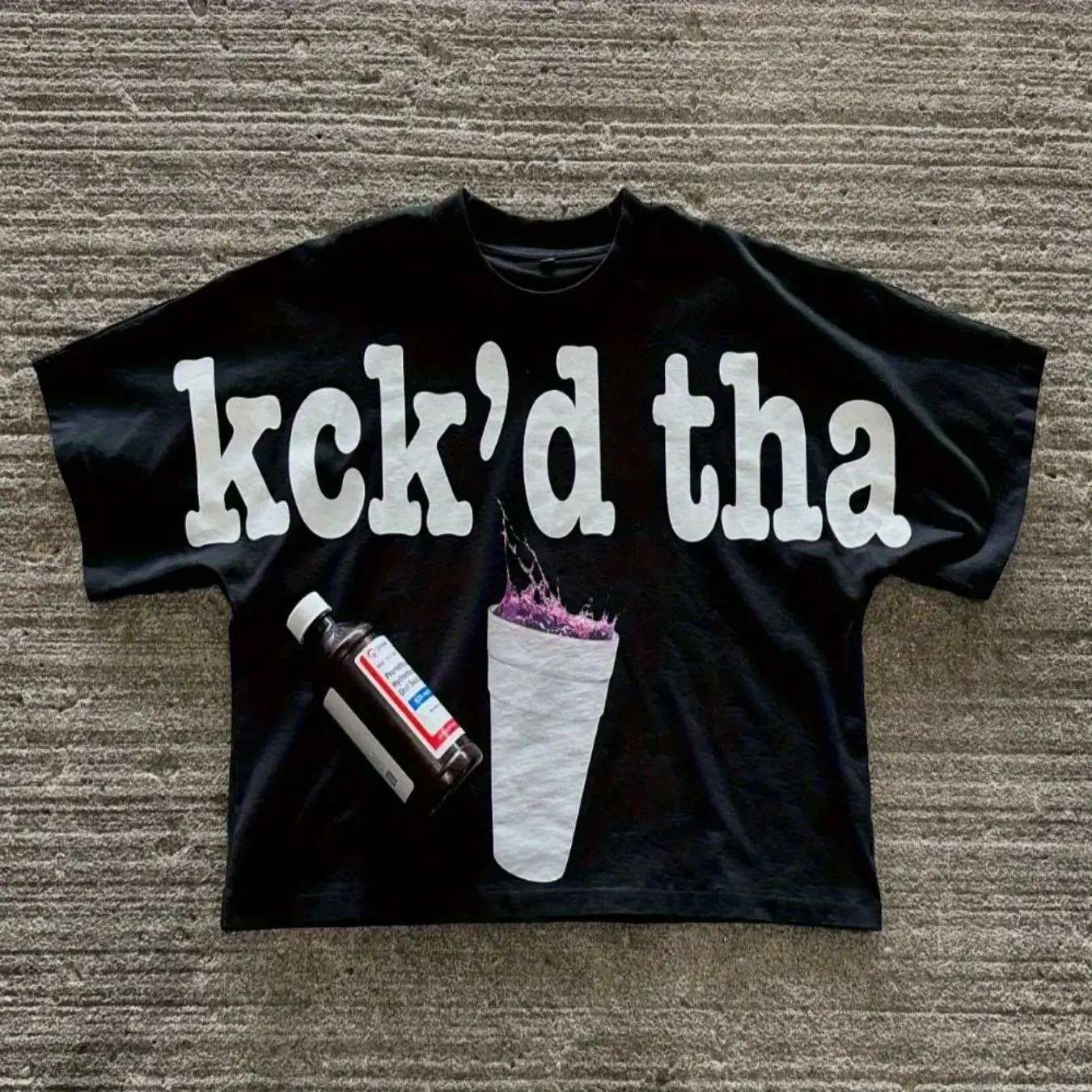 High Street Tops Hip Hop Y2K Black Street Style Mens T-shirt Retro Casual Loose Mens and Womens Streetwear 260622