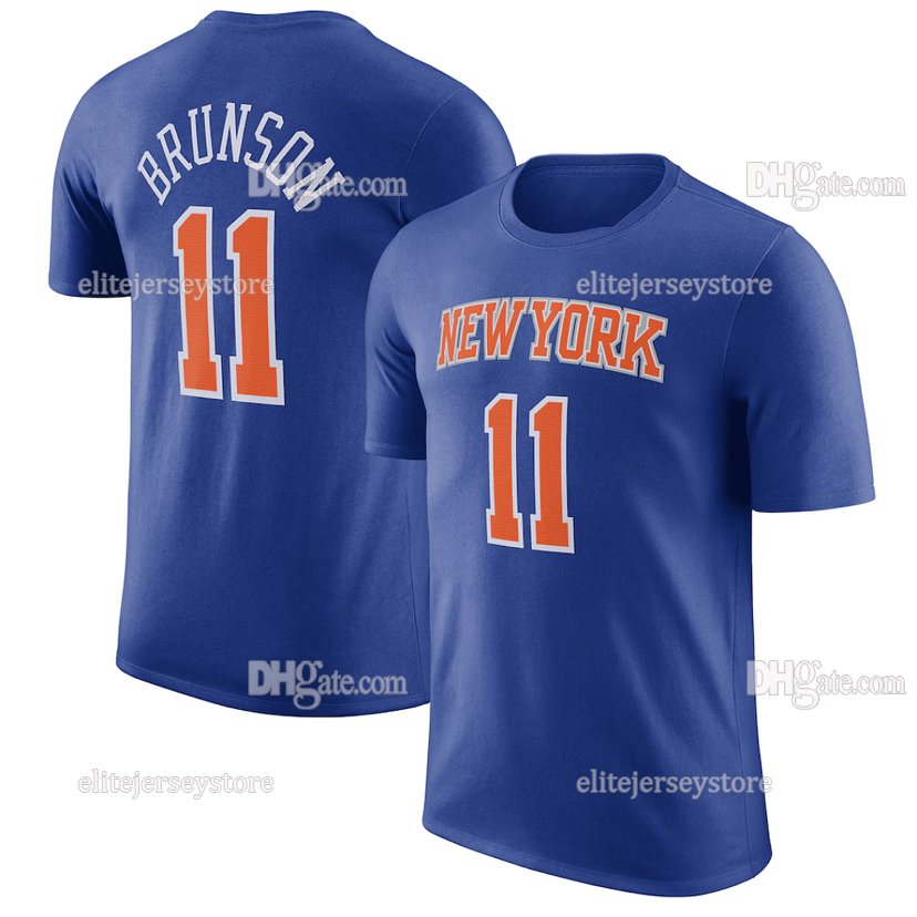 NewYork Knicks 2026 T-Shirt Champion Jersey Jalen Brunson OG Anunoby Karl-Anthony Towns Mikal Bridges Miles McBride Kevin McCullar Jr. Josh Hart 123