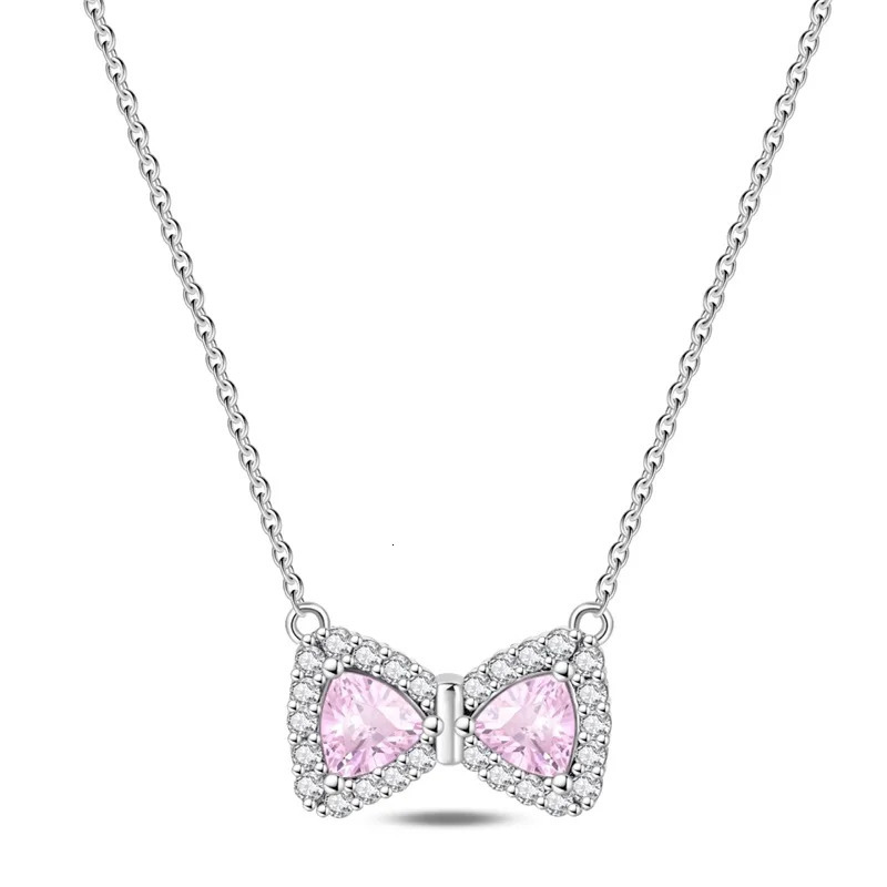 925 Sterling Silver Butterfly Necklace Dragonfly Flower Necklace Luminous Firefly Pendant Necklace For Womens Exquisite Jewelry 260624