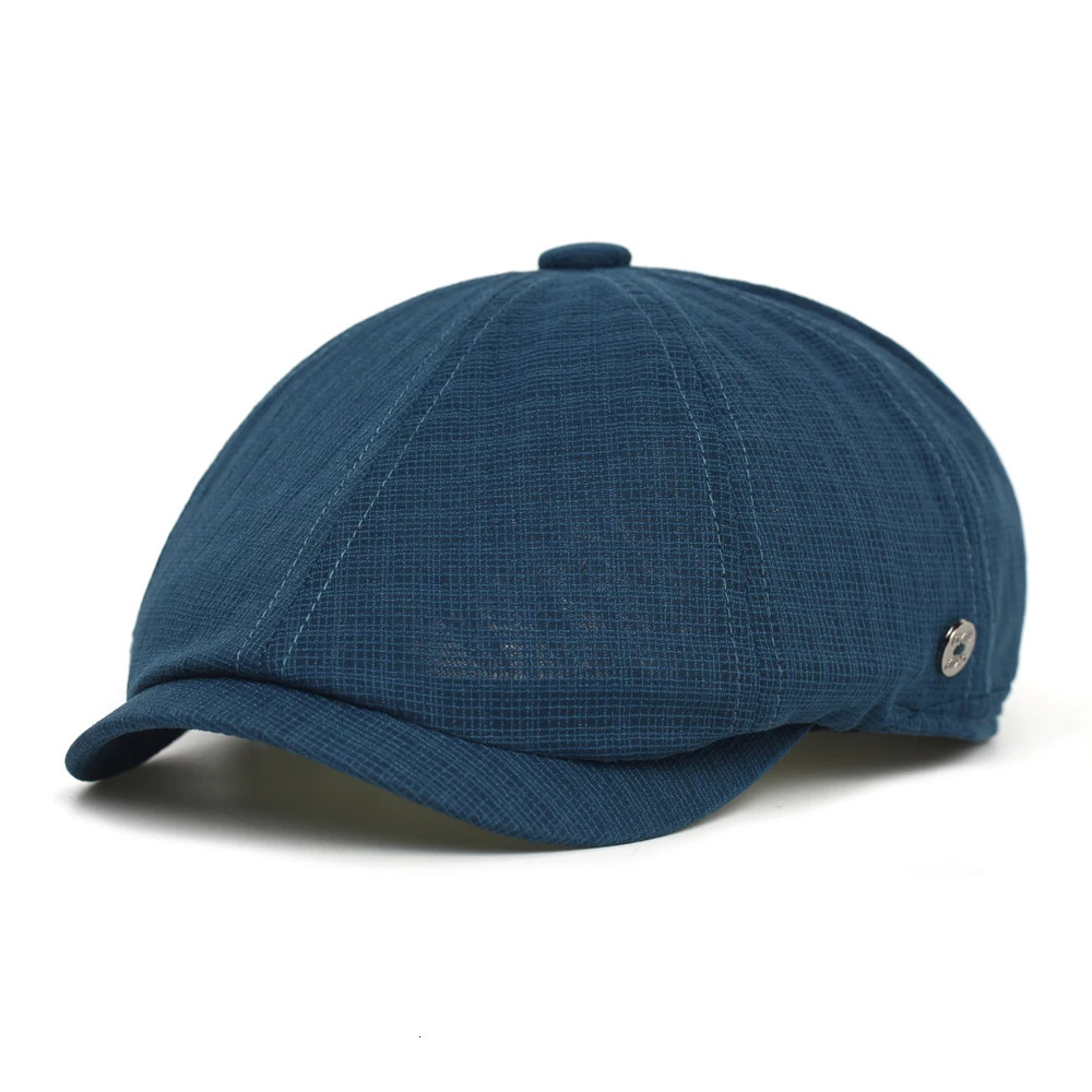 Spring Summer Breathable Mesh sboy Caps Men Woman Casual Beret Flat Ivy Cap Soft Solid Driving Fashion Peaked Cap Unisex 260624