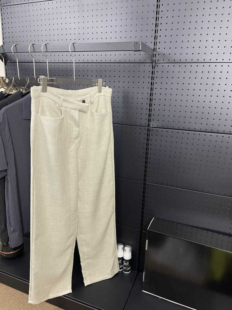 Pantaloni da uomo in cotone e lino a gamba larga stile giapponese nuovi classici pantaloni casual dritti larghi stile vecchio denaro di lusso silenz