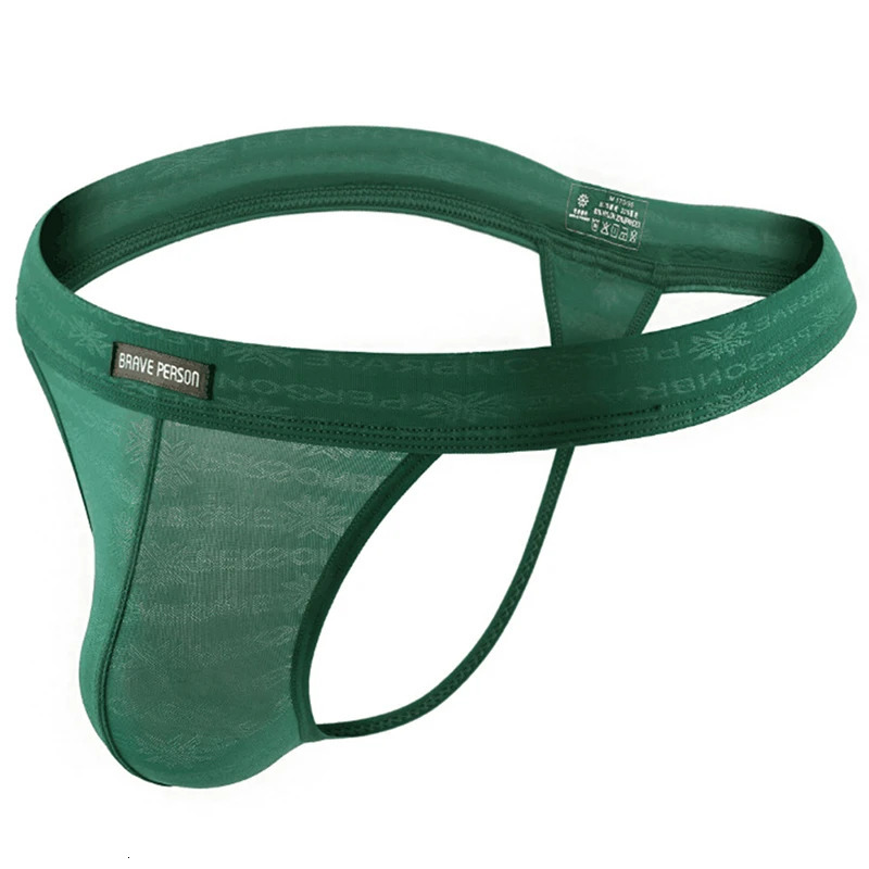 Men UltraThin TBack Sexy Sheer Mesh Smooth Underwear Comfortable Underpants Breathable Quick Dry Soft Bikini Thongs 260624