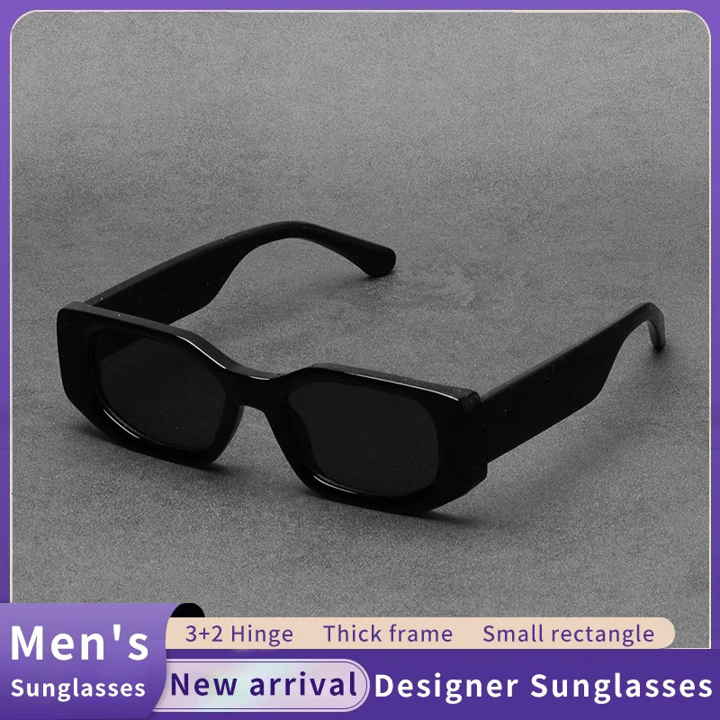 Ruiao 2026 black classic retro ed concave irregular thick frame men women fashion sunglasses 260624