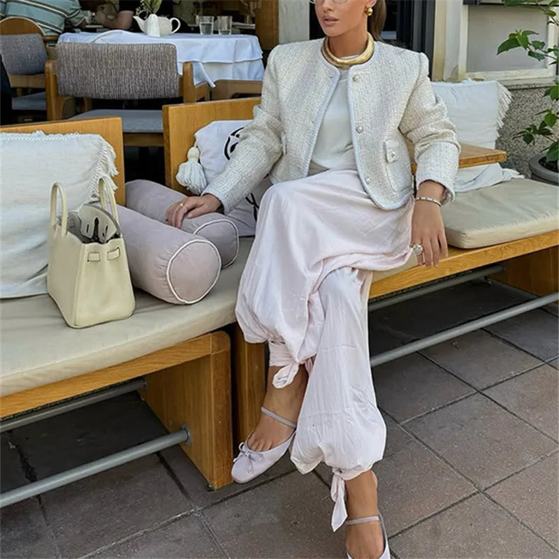 Retro Loose Pleated Lantern Pant Women Casual Solid High Waist Balloon Long Pants Female Summer Chic Street Trousers 260623