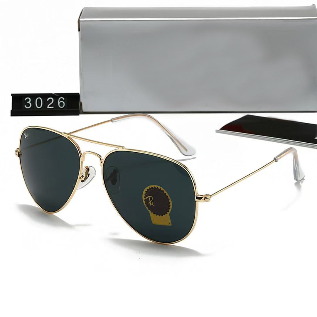 2026 designer glasses frame mirror mens polarized sunglasses for women unisex goggle beach luxury Classic with no box optional RB3026 designer sungl