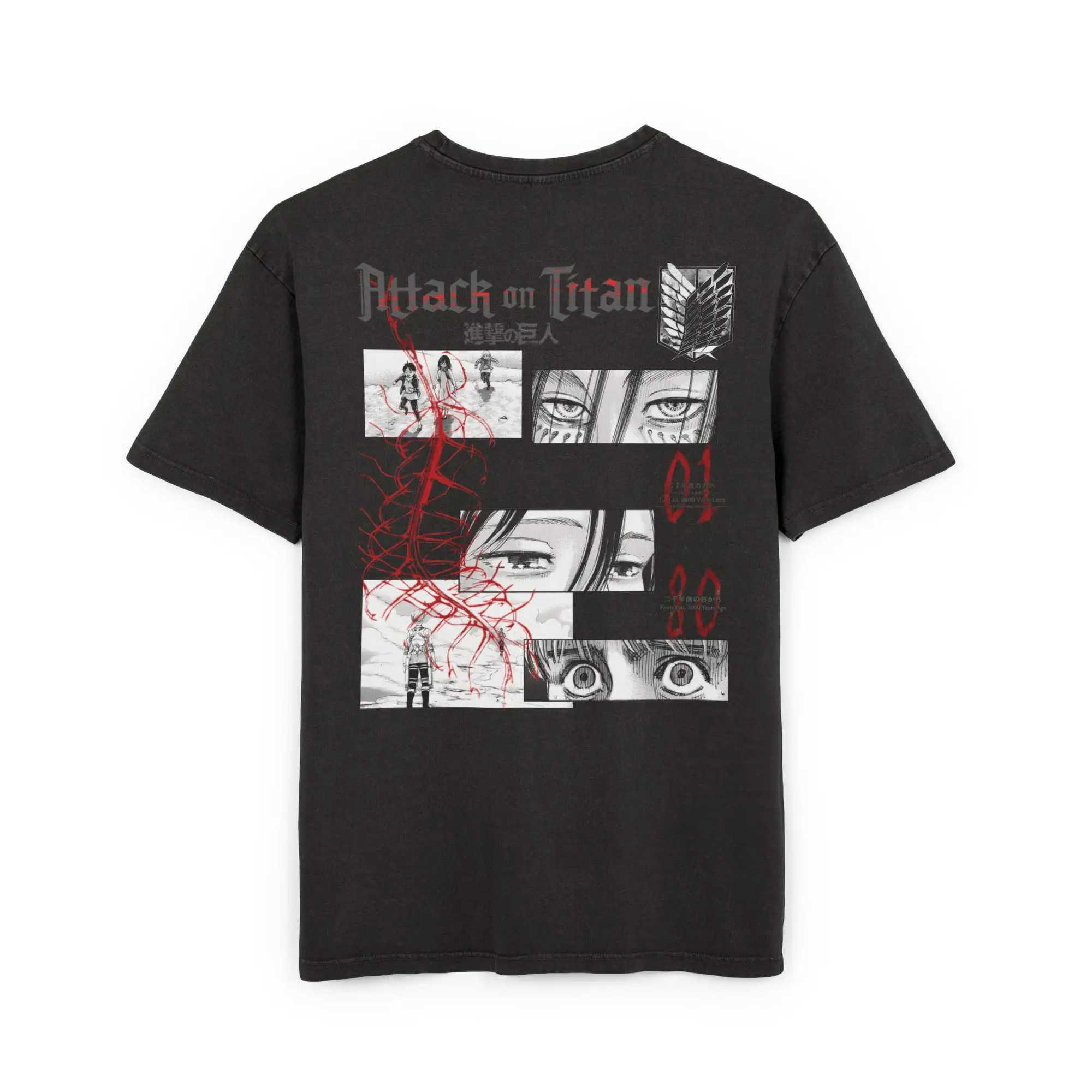 Attk on Titan Eyes Never Lie 2026 Mens and Womens Summer Cotton T-Shirt - Comfortable and Breathable Top Fan Souvenir Gift T260622