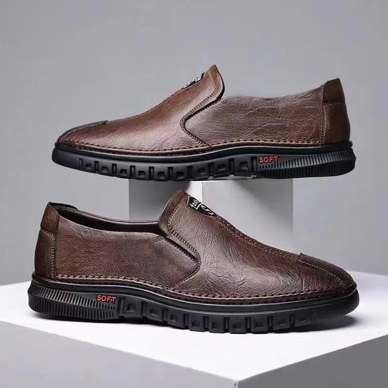 PU Leather Mens Loafers Men Casual Shoes Fashion Driving Shoes Breathable Slip on Men Moccasins Plus Size 3944 260623